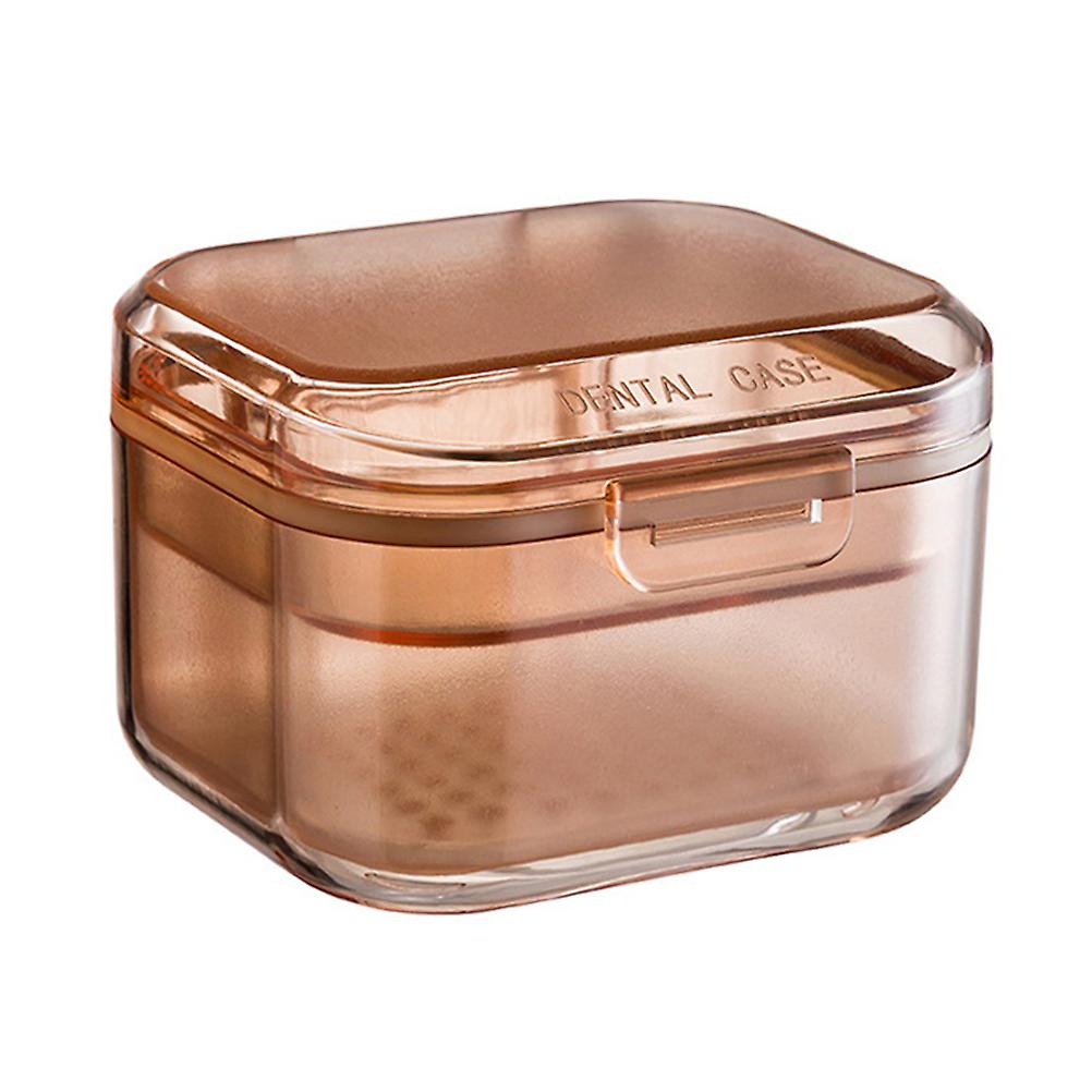 Portable Dental Orthodontic Retainer Storage Cases Tooth Braces Box Container