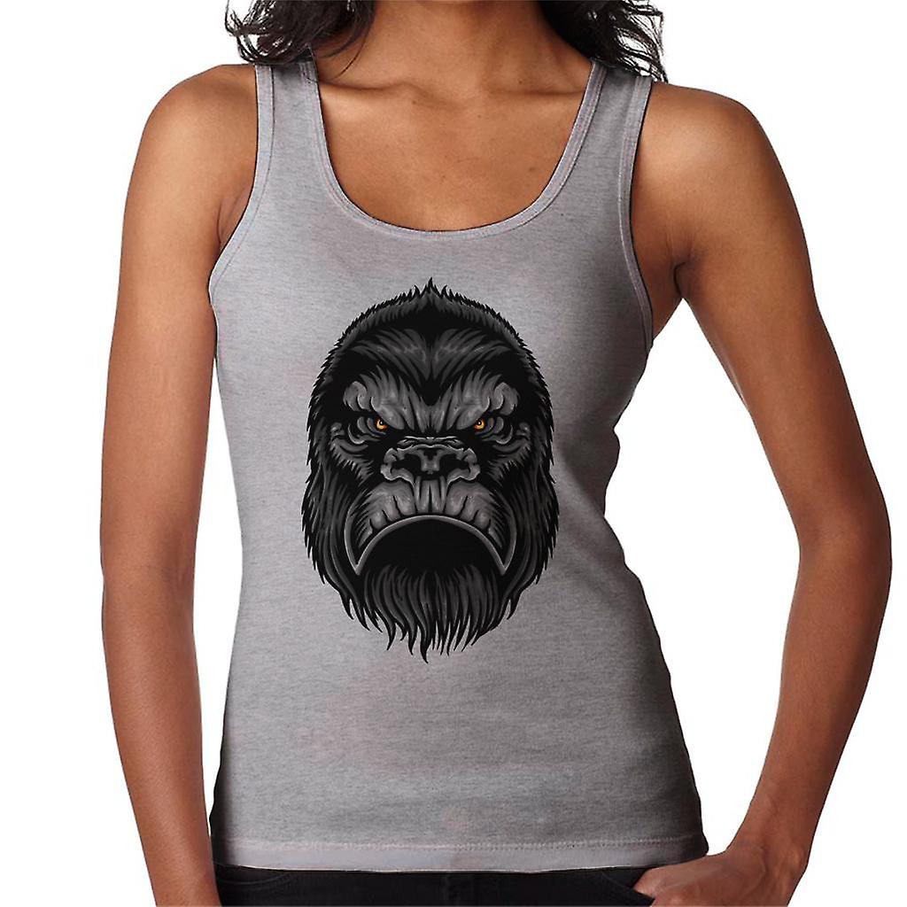 Gorilla Kopf Damen Weste