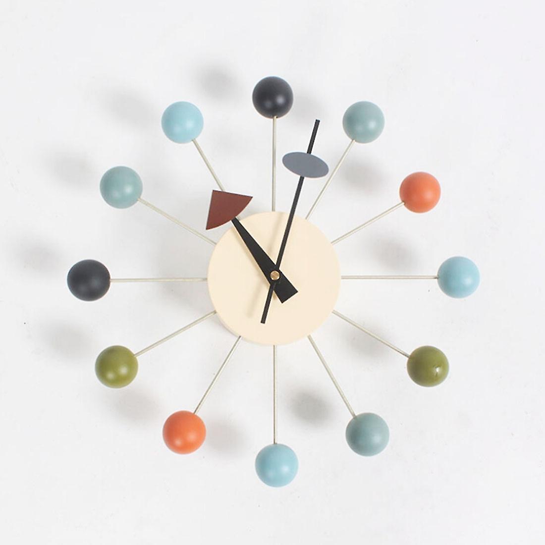 Circular Balls Candy Decoration Wall Clock