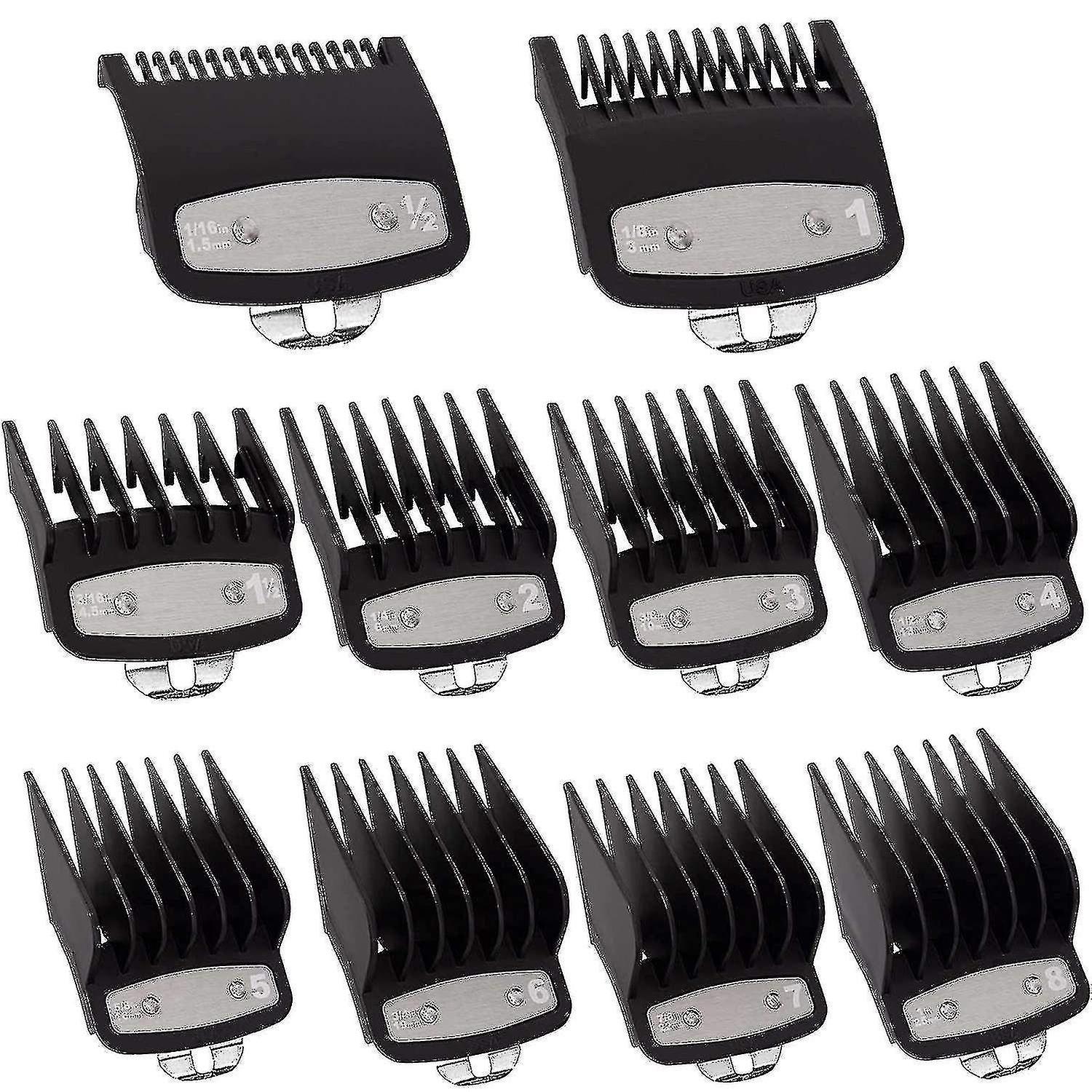 Clipper Guards Cutting Guides For Wahl Clipper Metal Clip pack Of 10 ruipei