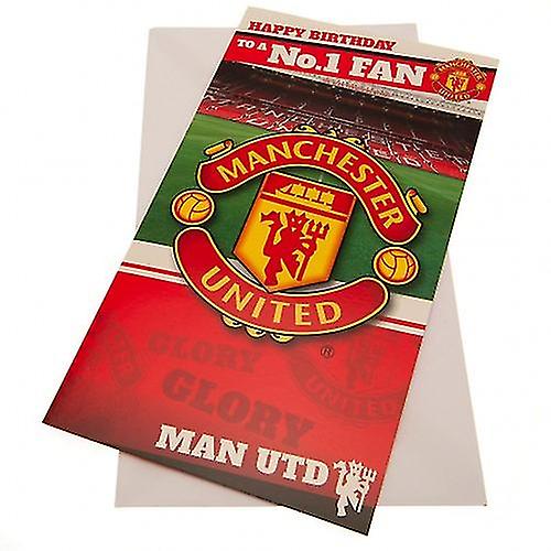Manchester United FC No 1 Fan Birthday Card