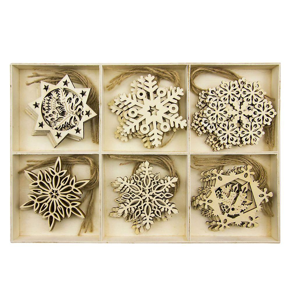 Unpainted Wood Pendant Charm