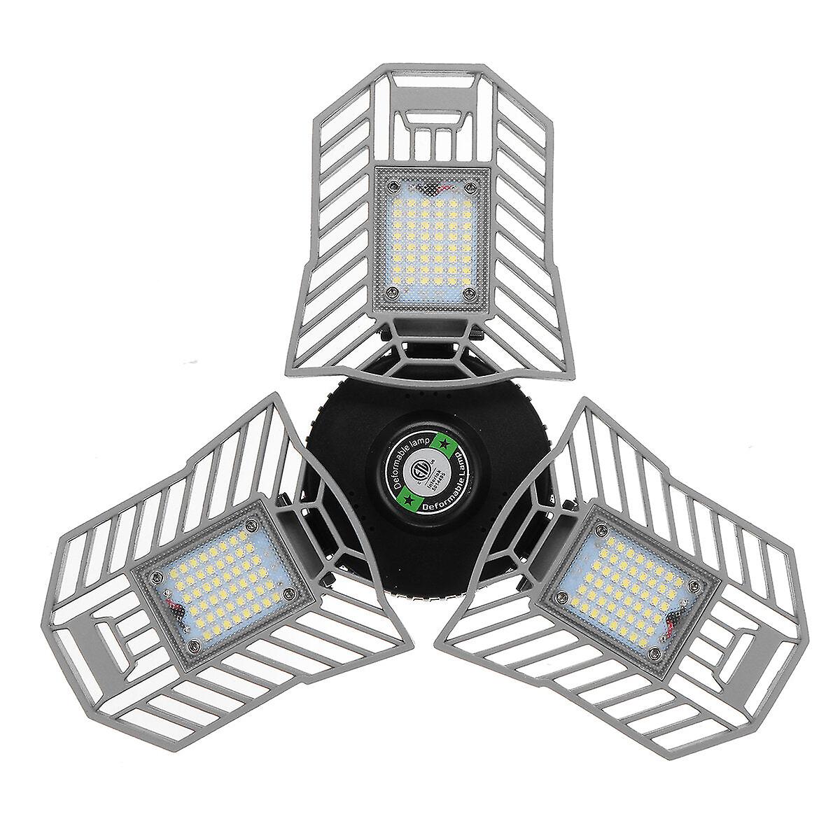 Super Bright 60w Deformable Led Garage Light, 85-265v, E27 Base Ceiling Lamp