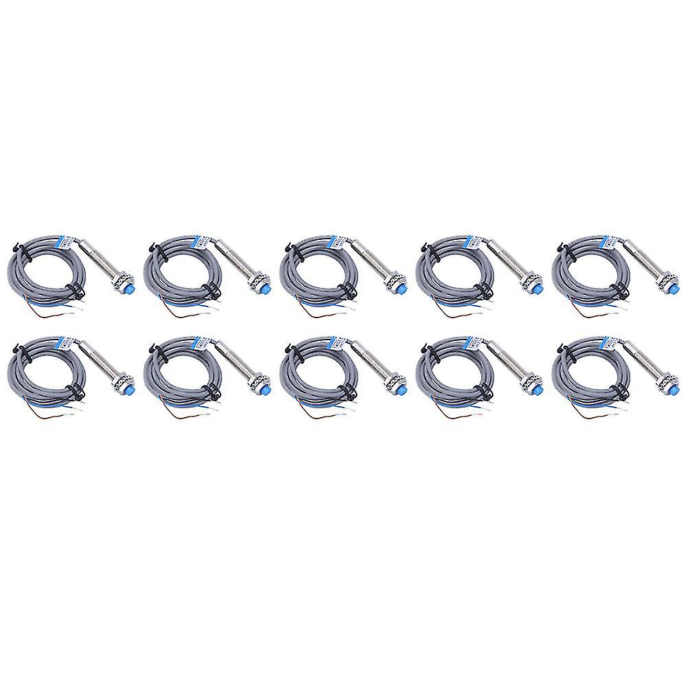 10Pcs Jyio Lj8a3-2-z/ax Normally Closed Inductive Proximity Switch Dc Npn 3-wire 6-36vdc 300ma