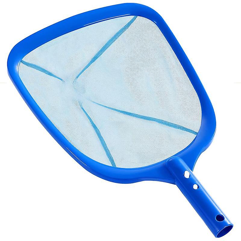 Pool Skimmer Net Deep Fine Mesh Solid Plastic Frame Detachable Pole Large Capacity Heavy Duty Leaf F