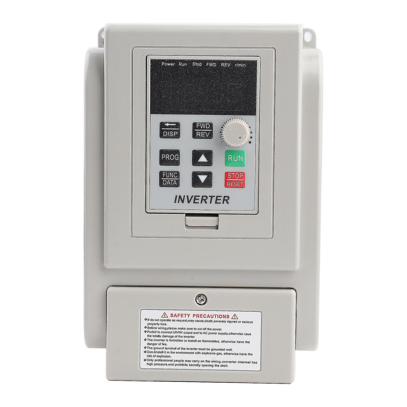 220Vac Variable Frequency Drive Vfd Speed Controller For Single Phase 0.75kw Ac Motor