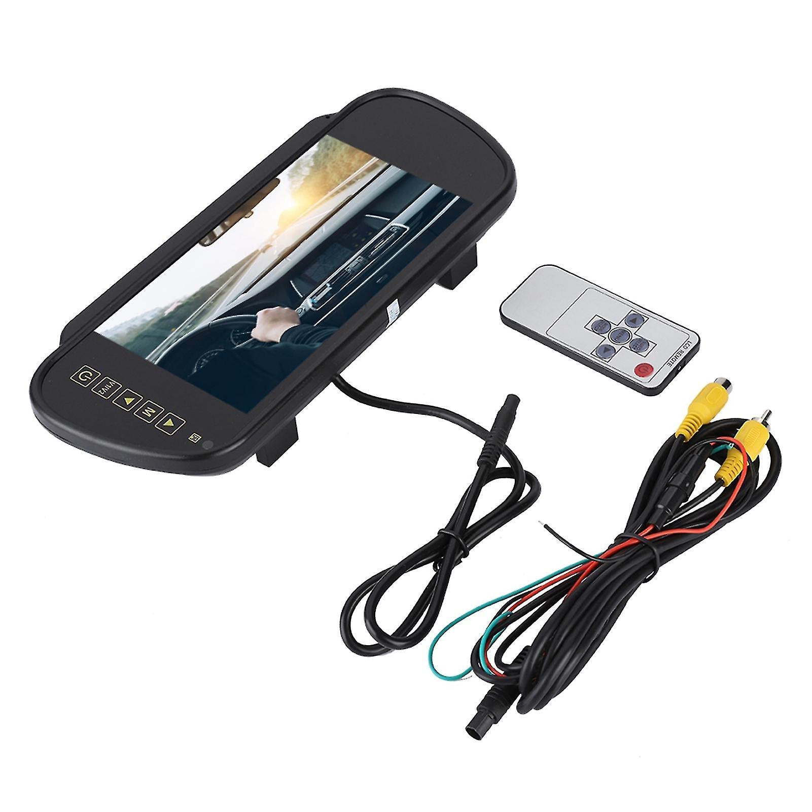 Rear View Mirror Monitor 7inches Lcd Display Backup Camera Monitor For Rear View Camera