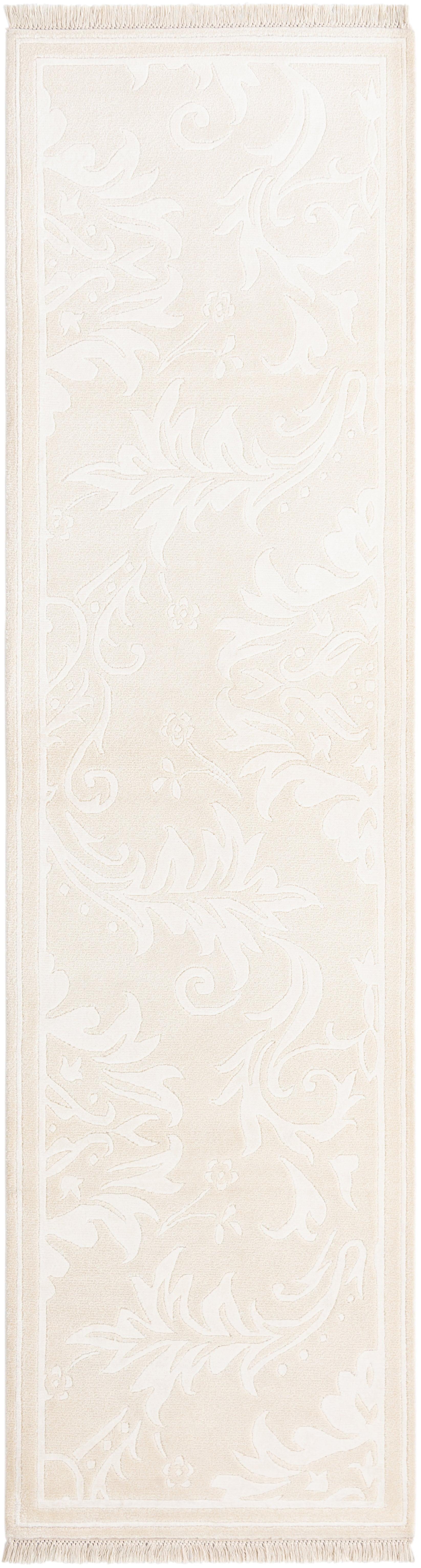 Hadorn Darya-印度 79x297 带米色手摇织机印度地毯