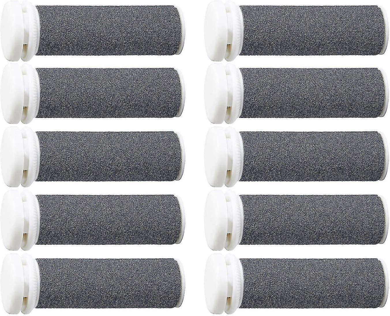 10 Pack Replacement Head Replacement Rollers Compatible With Emjoi Micro For Extremely Rough And Hard Skin.
