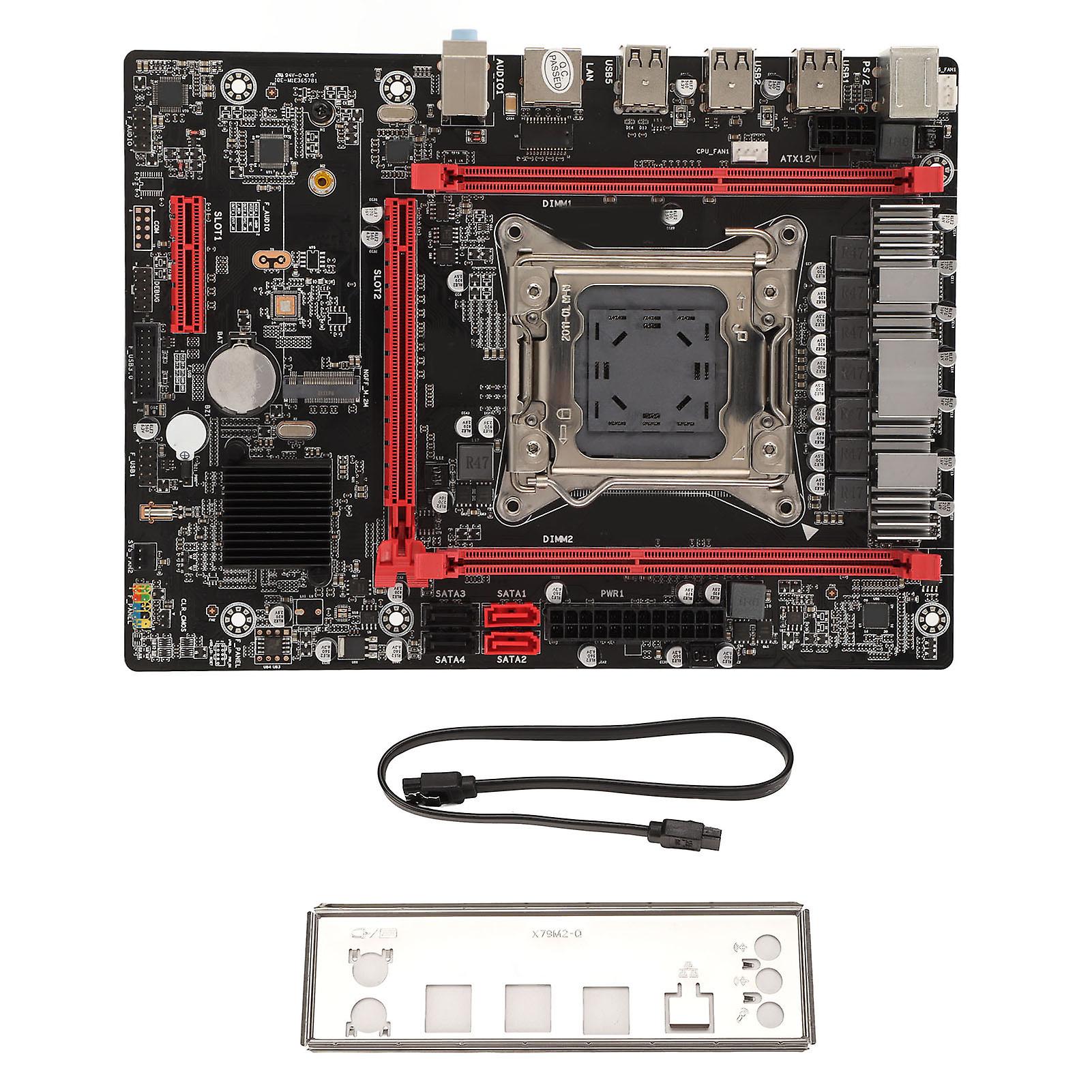 X79M2Q Motherboard for LGA 2011 Processor DDR3 M.2 Interface Gigabit Gaming Performance