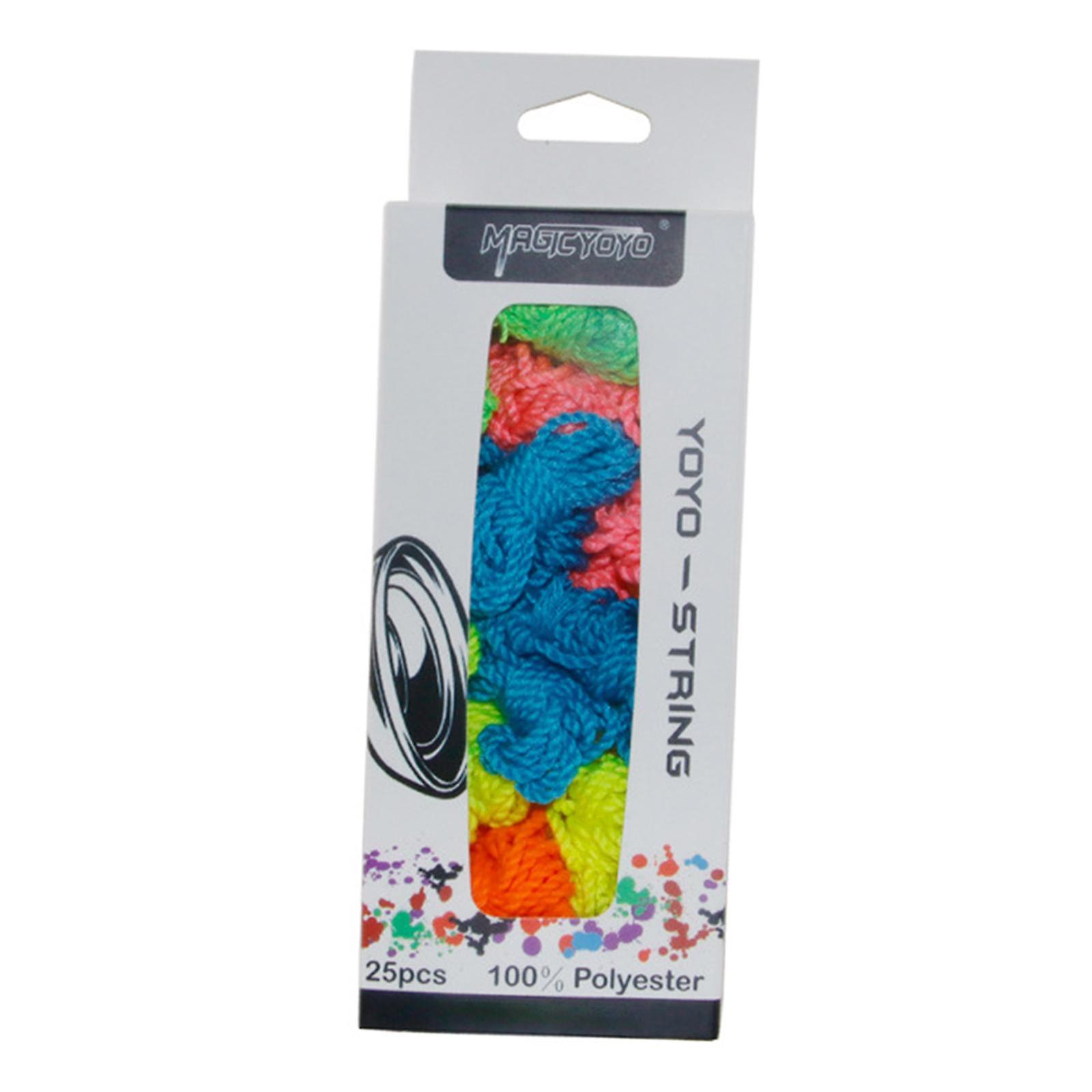 25 Pieces Yoyo Strings Pack (Random Color) 44.49inch Professional for Adults