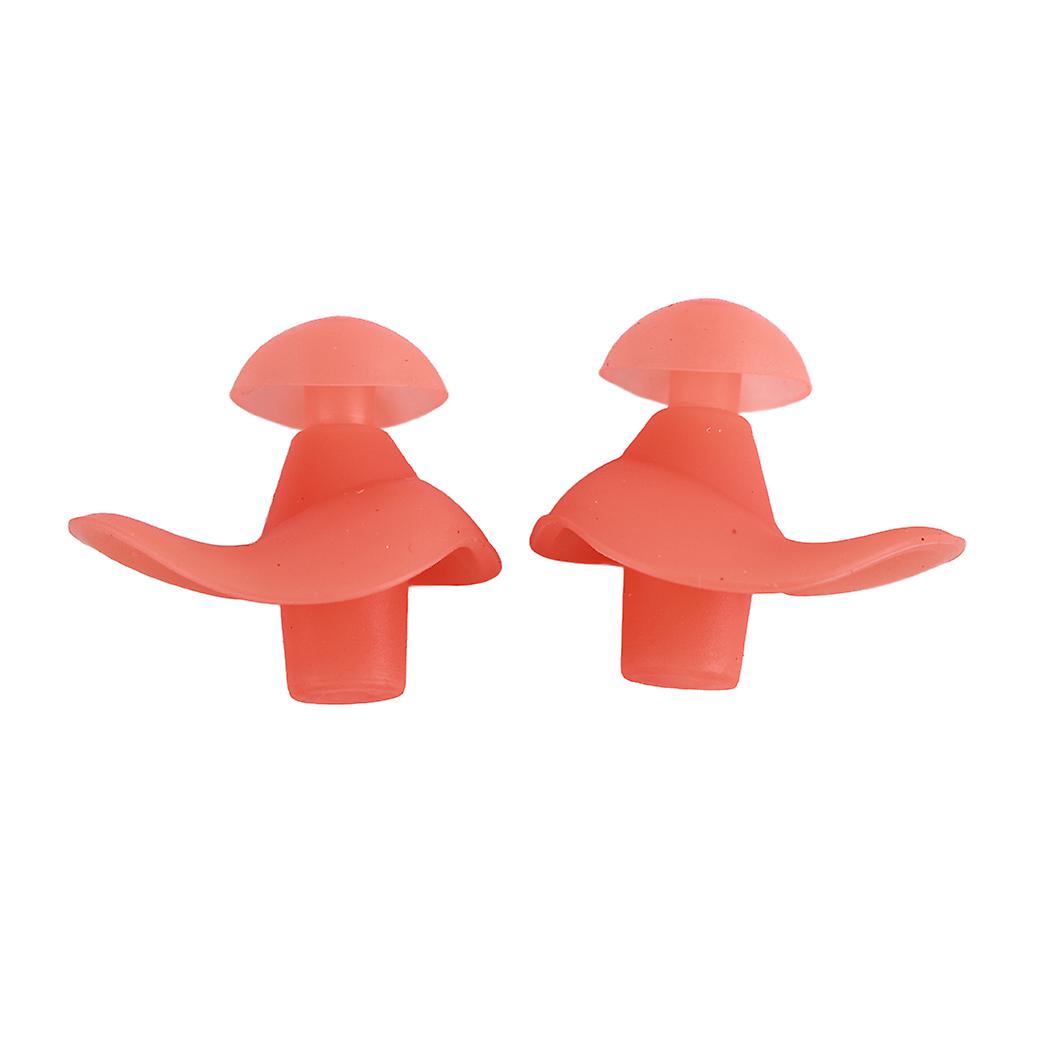 1 Pair Waterproof Silicone Swimming Earplugs for Adult Swimmers Children Diving Soft Anti Noise Ear Plug