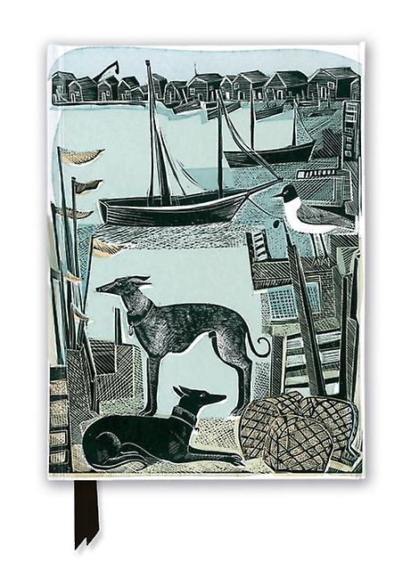 Angela Harding Harbour Whippets Foiled Journal Paperback Book