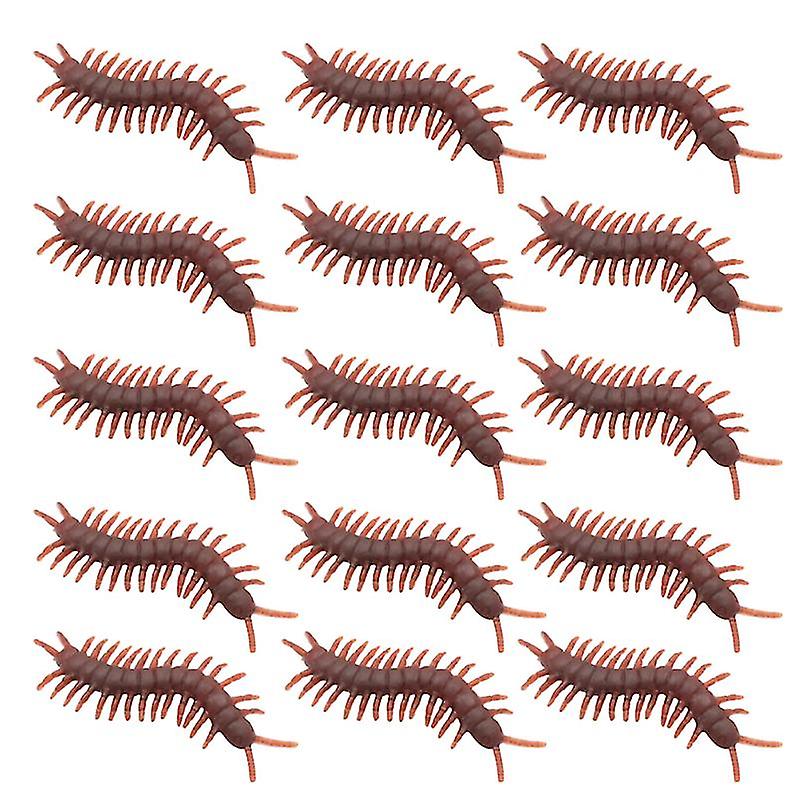 100pcs Fake Centipede Prop For Halloween Decorations