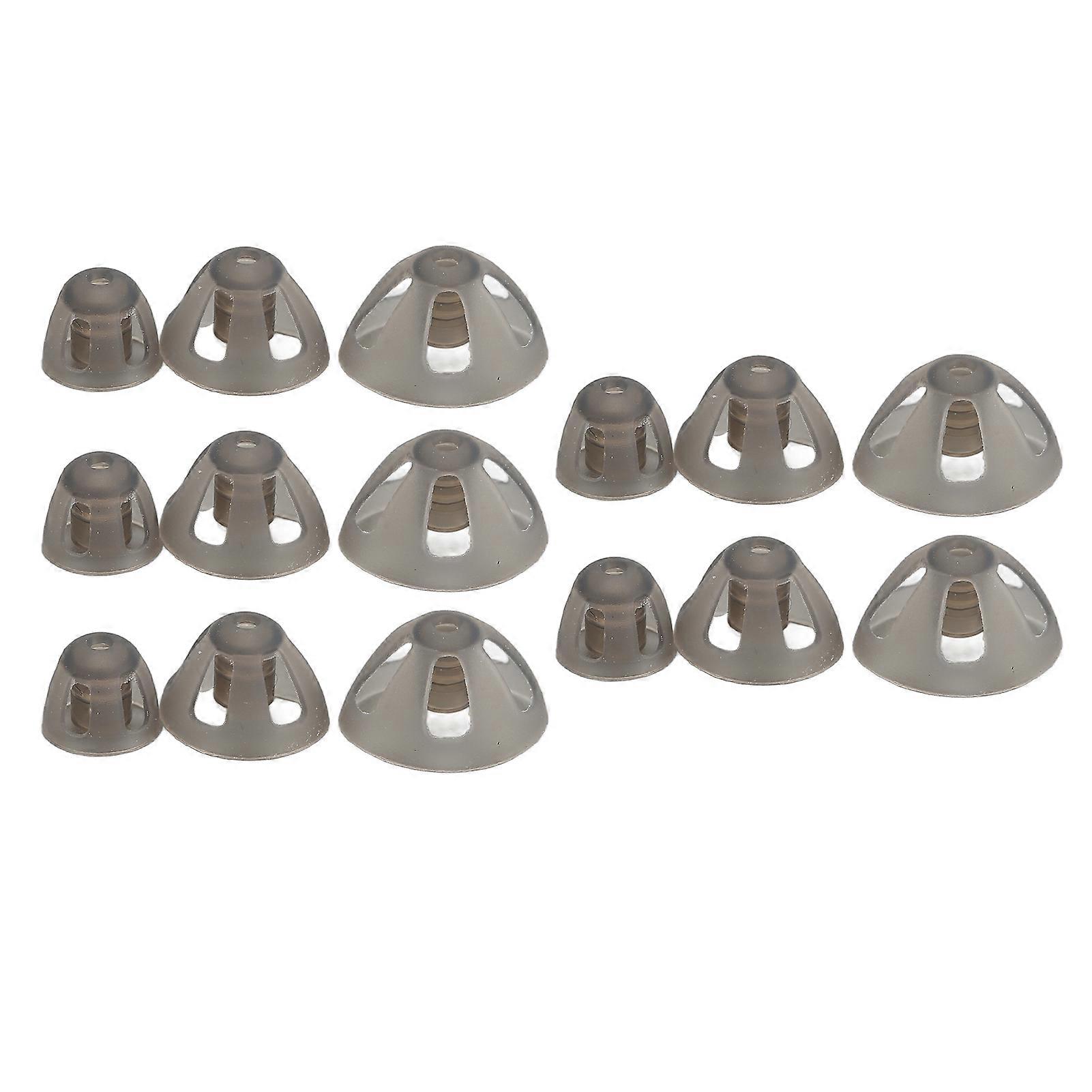 Hearing Aid Open Domes Professional Silicone Single Layer Replacement Hearing Aid Earplugs for Hearing Aid Accessory