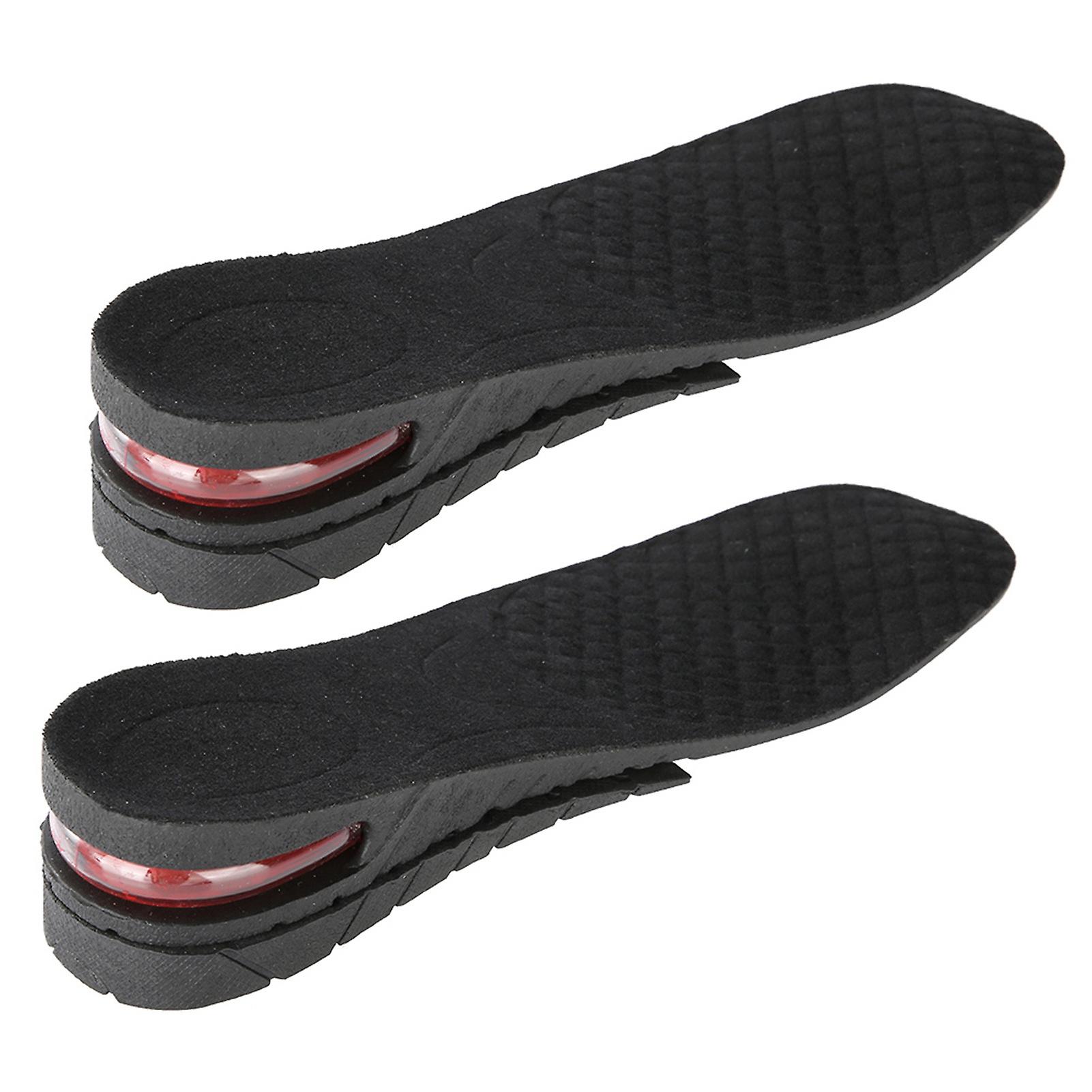 Four-layer adjustable insoles, unisex PU heel lift insoles 02