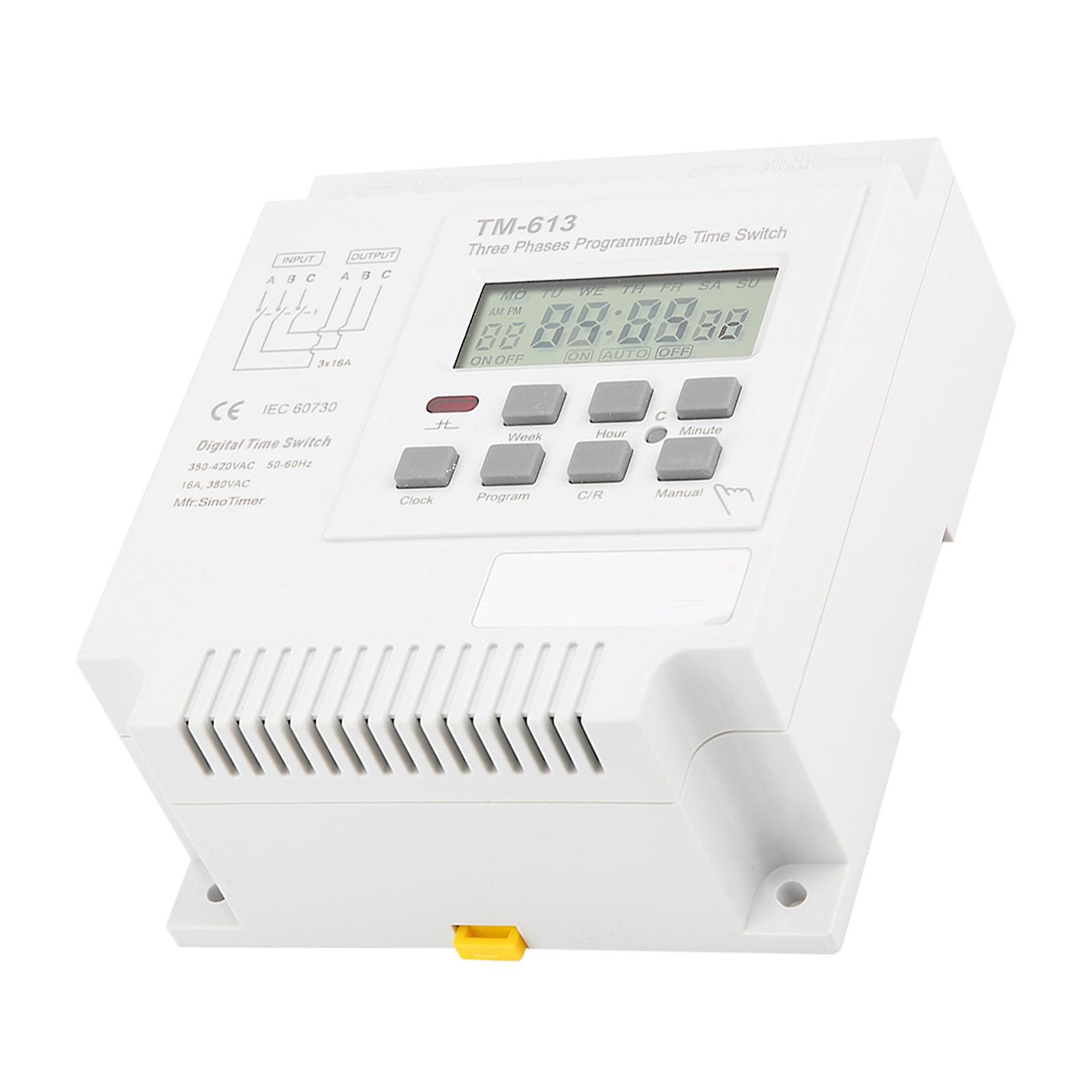 TM-163 380V 3-Phase Digital Weekly Programmable Timer Switch