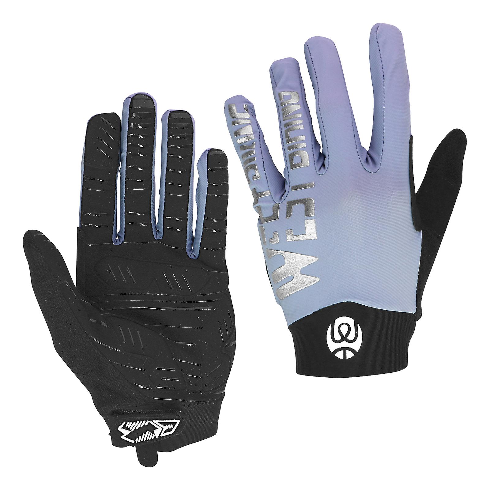 Bicycle Touch Function Gloves Non Slip Palm West Biking XS blue