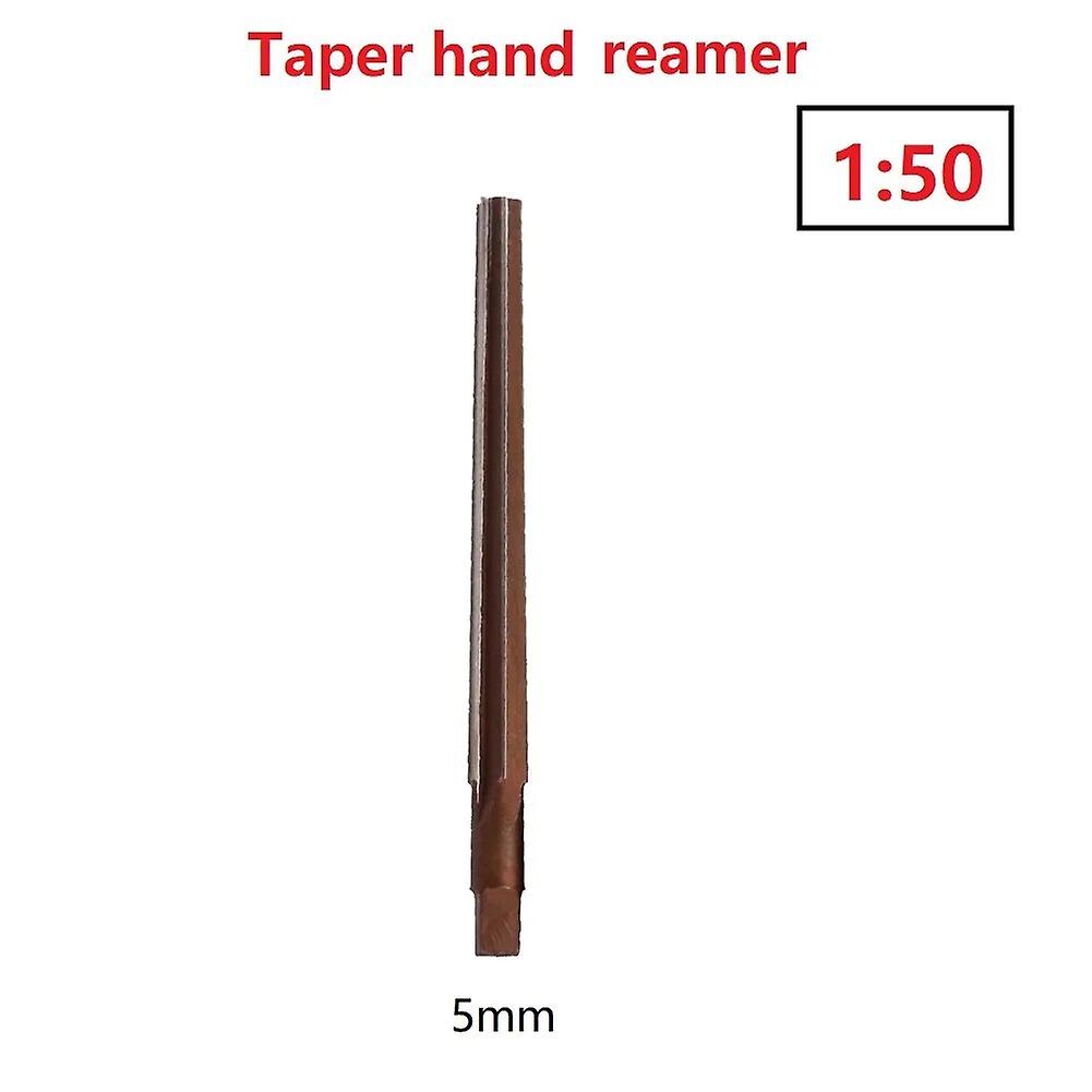 Cone Pin Hand Reamer 1:50 Conical Degree Sharp Hand Pin HSS Alloy Steel 9XC Blade Cone Shank Machine Reamer CNC Tools~10658