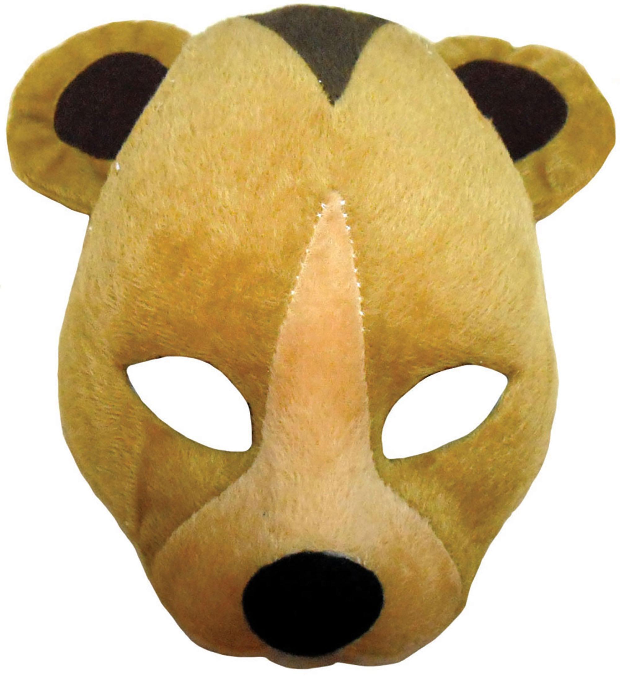 Bear Mask On Headband + Sound Eye Masks Unisex Em361