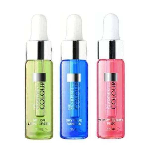 3-pack - Aceite de Cutícula - Melón, Vainilla, Chicle - 15ml