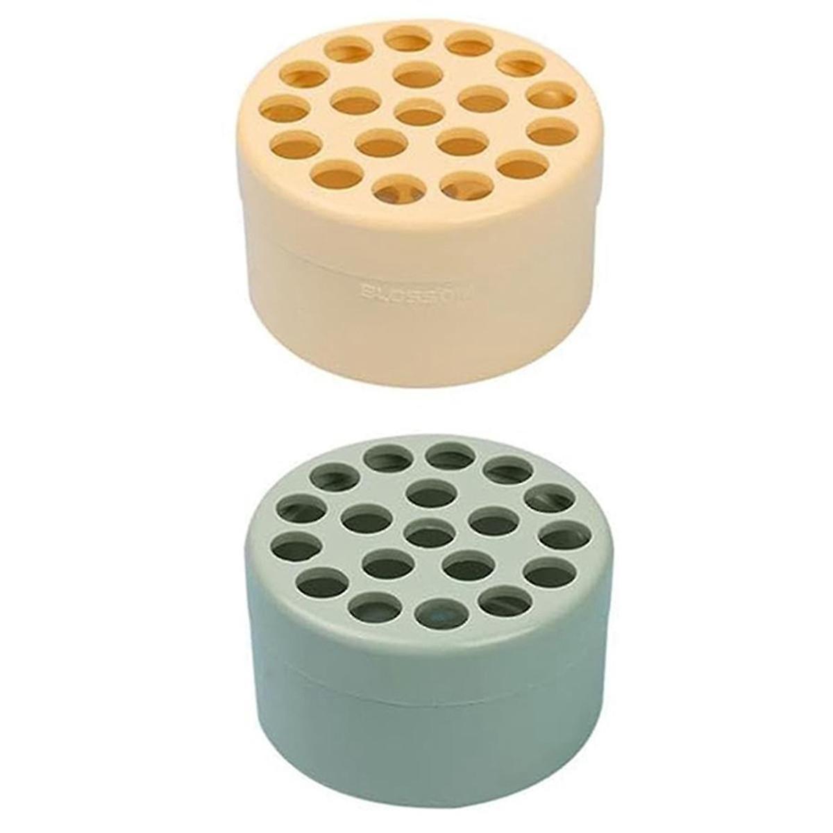 2PCS Spiral Ikebana Stem Holder, Spiral Stem Holder for Vases, Spiral Flower Stem Holder 19 Holes