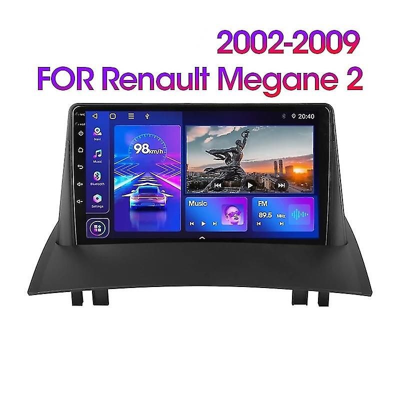 Android 2 Din Car Stereo audio Radio For Renault Megane 2 2002 - 2009 Multimedia Video Player