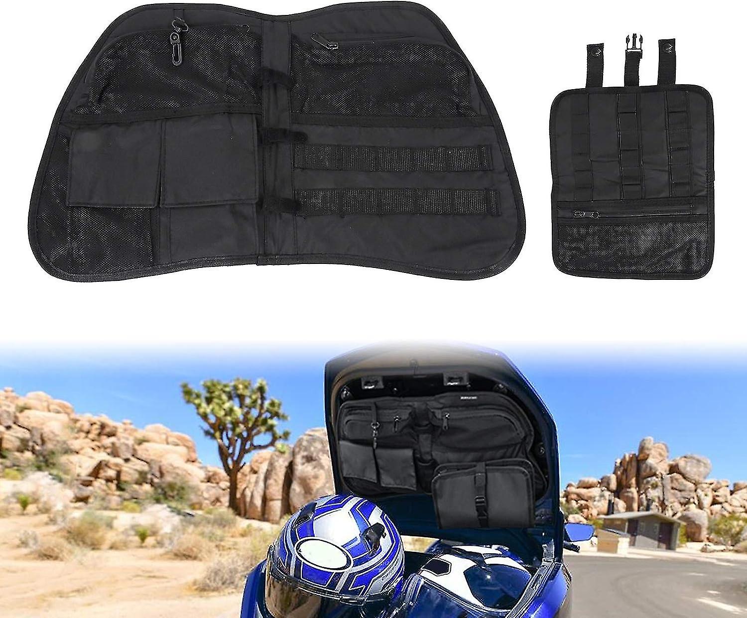 Rear Trunk Lid Organizer Tool Bag Storage Pouch Fit For Gl1800 2018 2019 2020