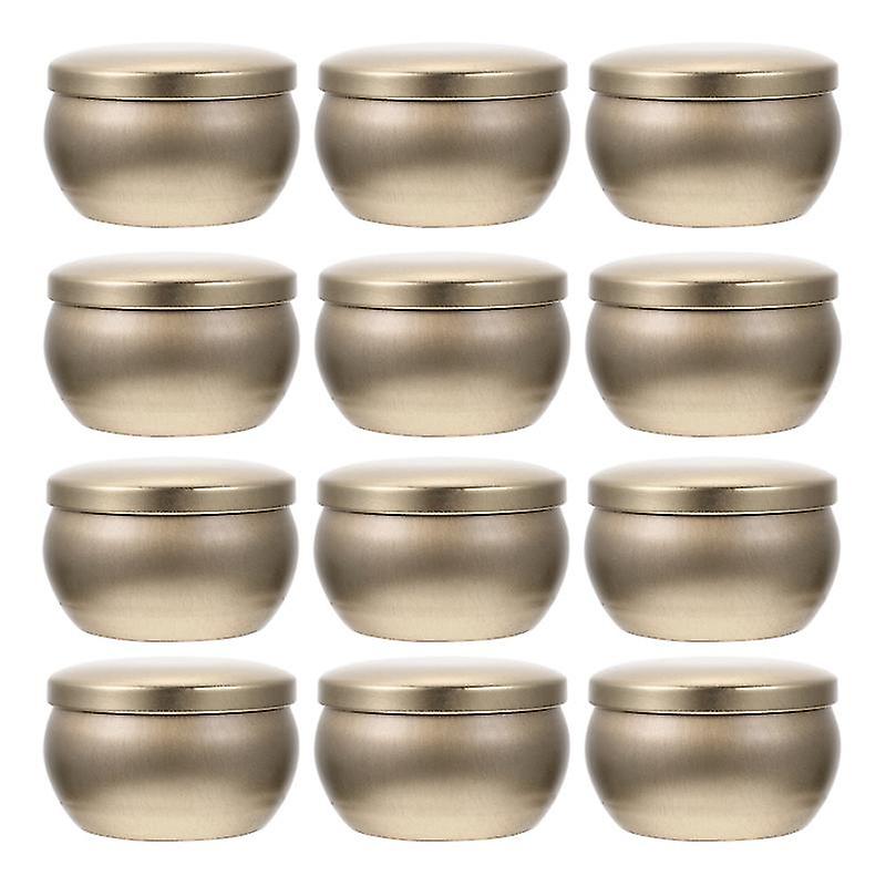 12pcs Tinplate Candle Cans