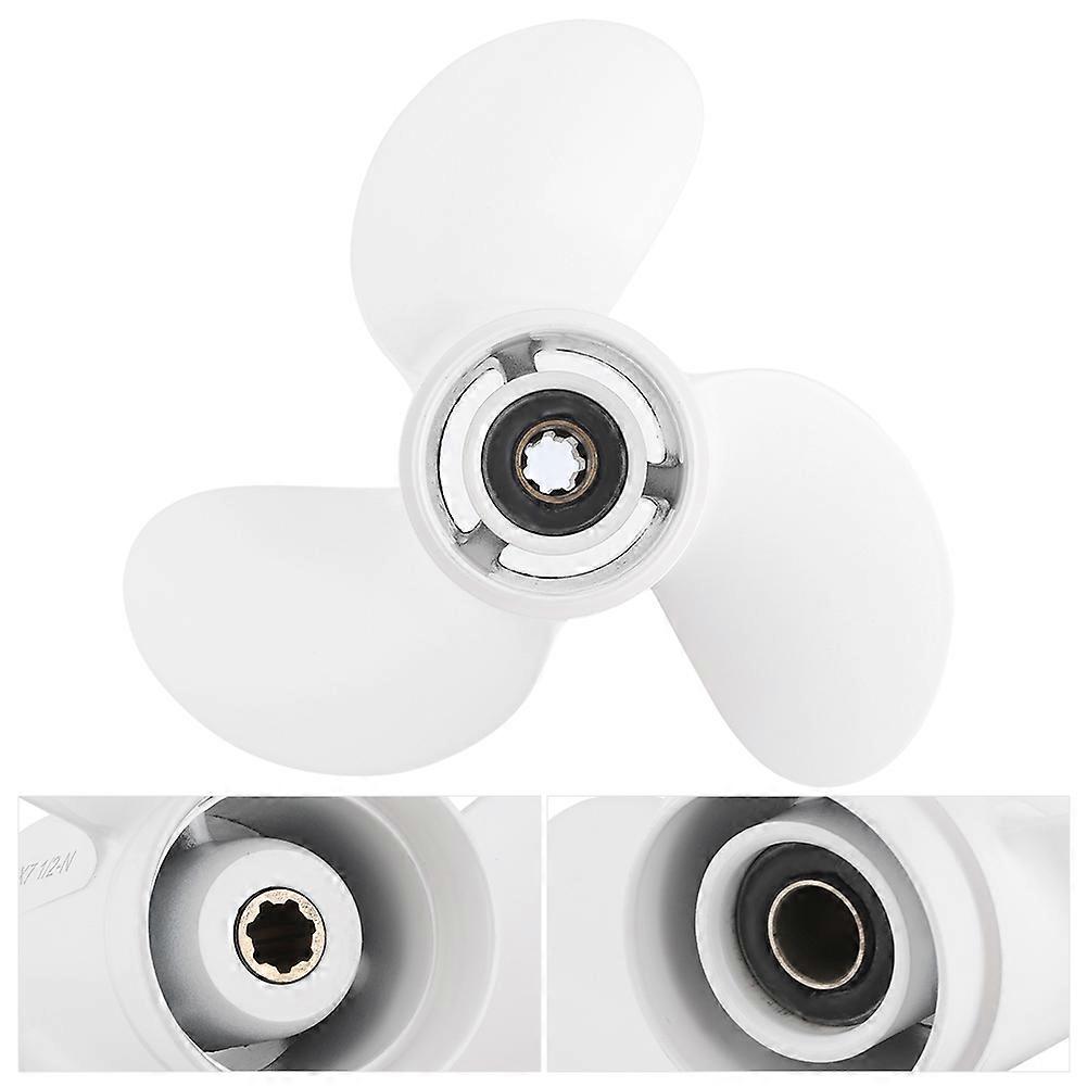 Propeller 7 Spline Tooth 3 Blades Aluminum 8.5 x 7.5 R Rotation