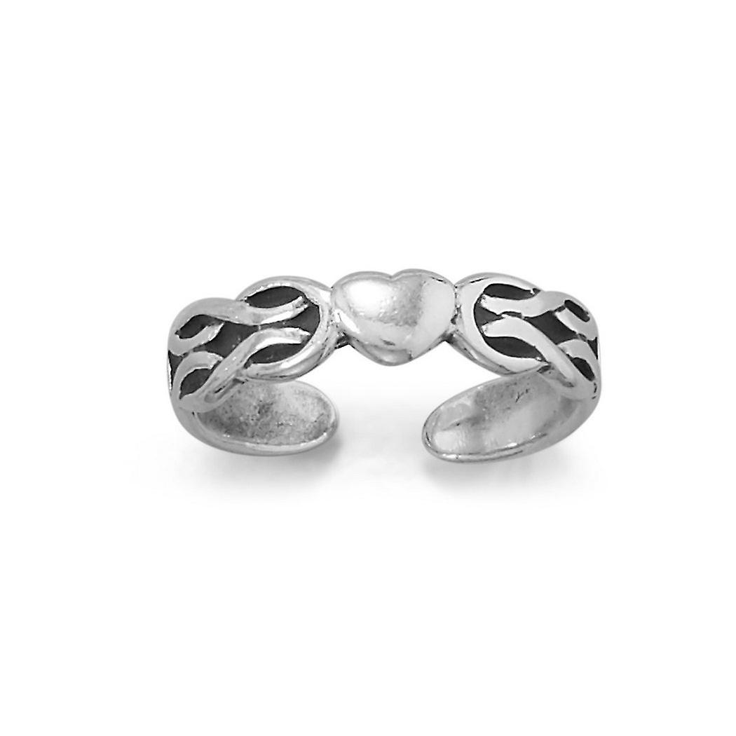 thumbnail image 2 of Sac Silver Oxidized Celtic Knot Claddagh Heart Ring – 925 Sterling Silver Band, Unisex Sizes 4-12 2 of 4