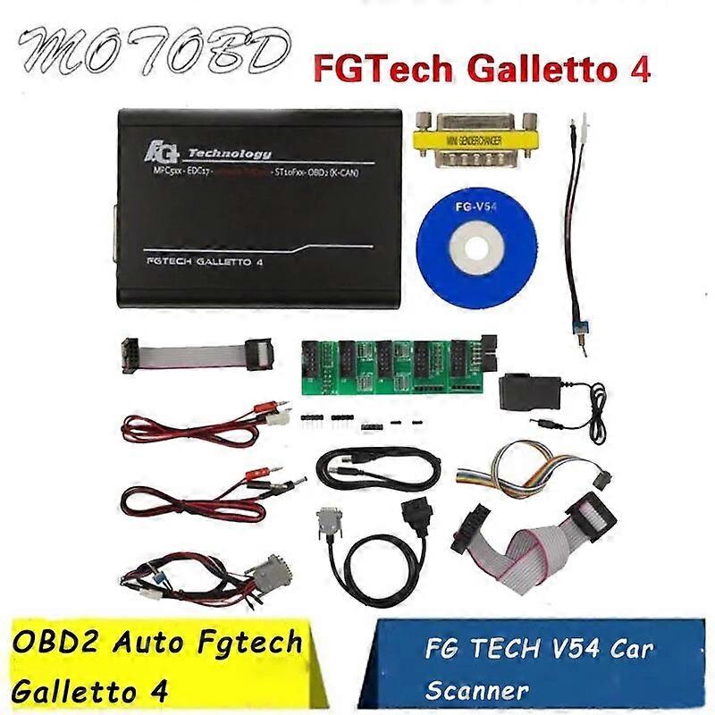 Quality A+++ FG TECH V54 FGTech Galletto 4 Master BDM OBD with BDM Adapters for Vehicle Diagnostic Tool Car Scanner FG V 54 ST1M477