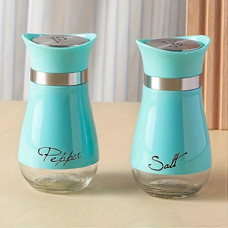2pcs / set, Set de agitatoare de sare și piper reîncărcabile, sticle de condimente, recipient de condimente pentru casă, restaurant, picnic, accesorii de bucătărie, 3.4oz