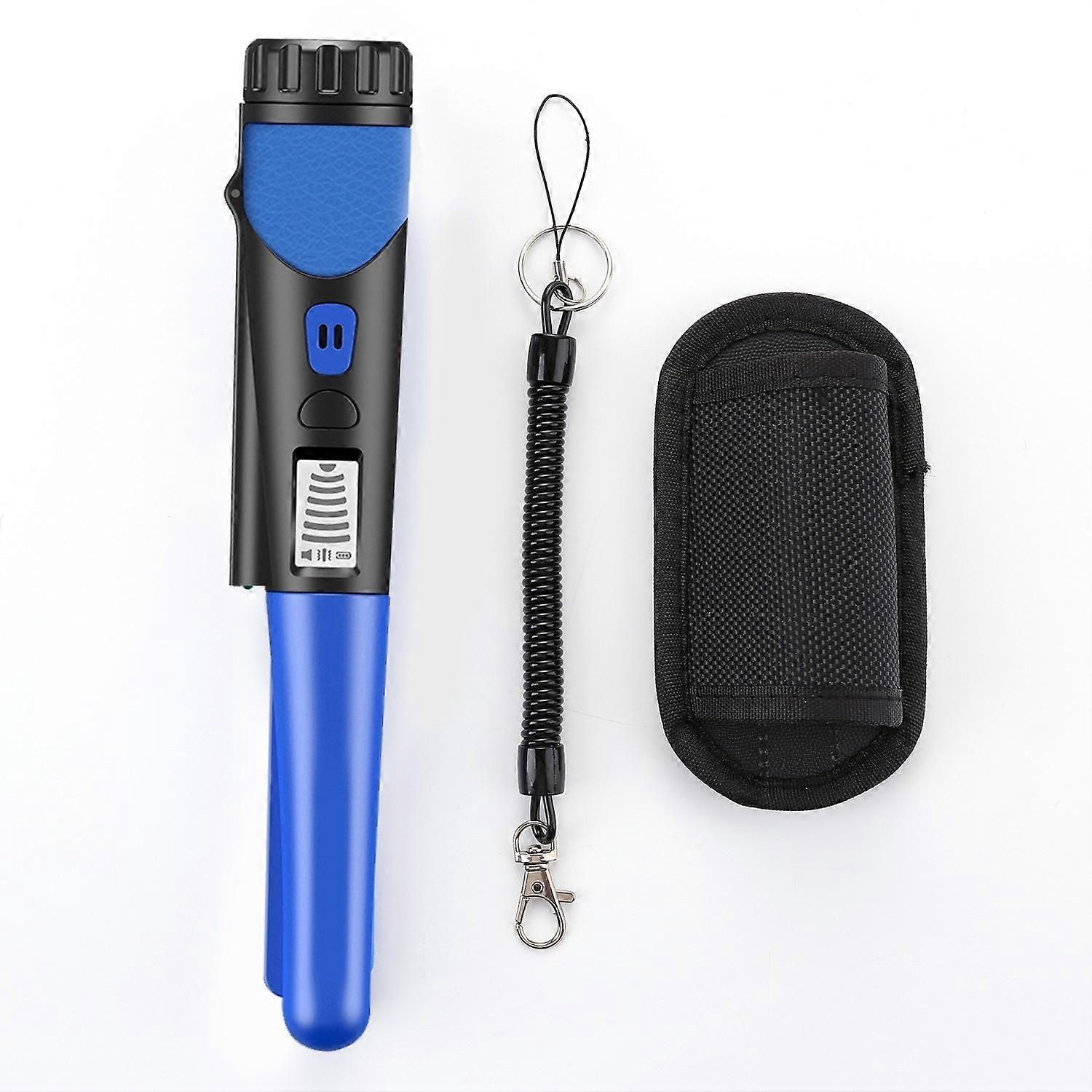 Blue Handheld Metal Detector Locating Metal Rod Detector