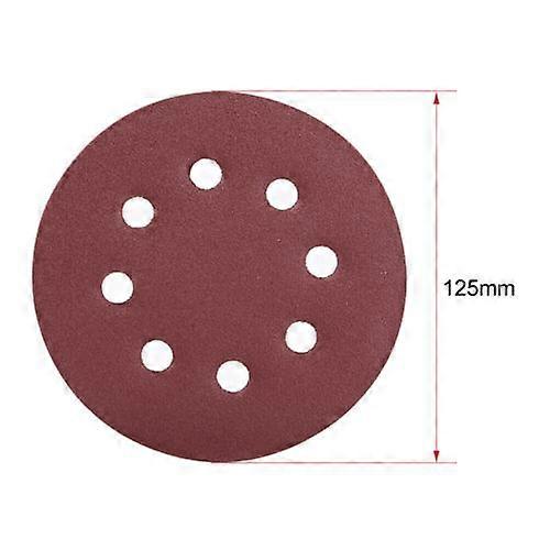 100pcs Sanding Discs 125mm 5" 8~Hole 80~3000 Grit Orbital Sander Pads Sandpaper NO.2583