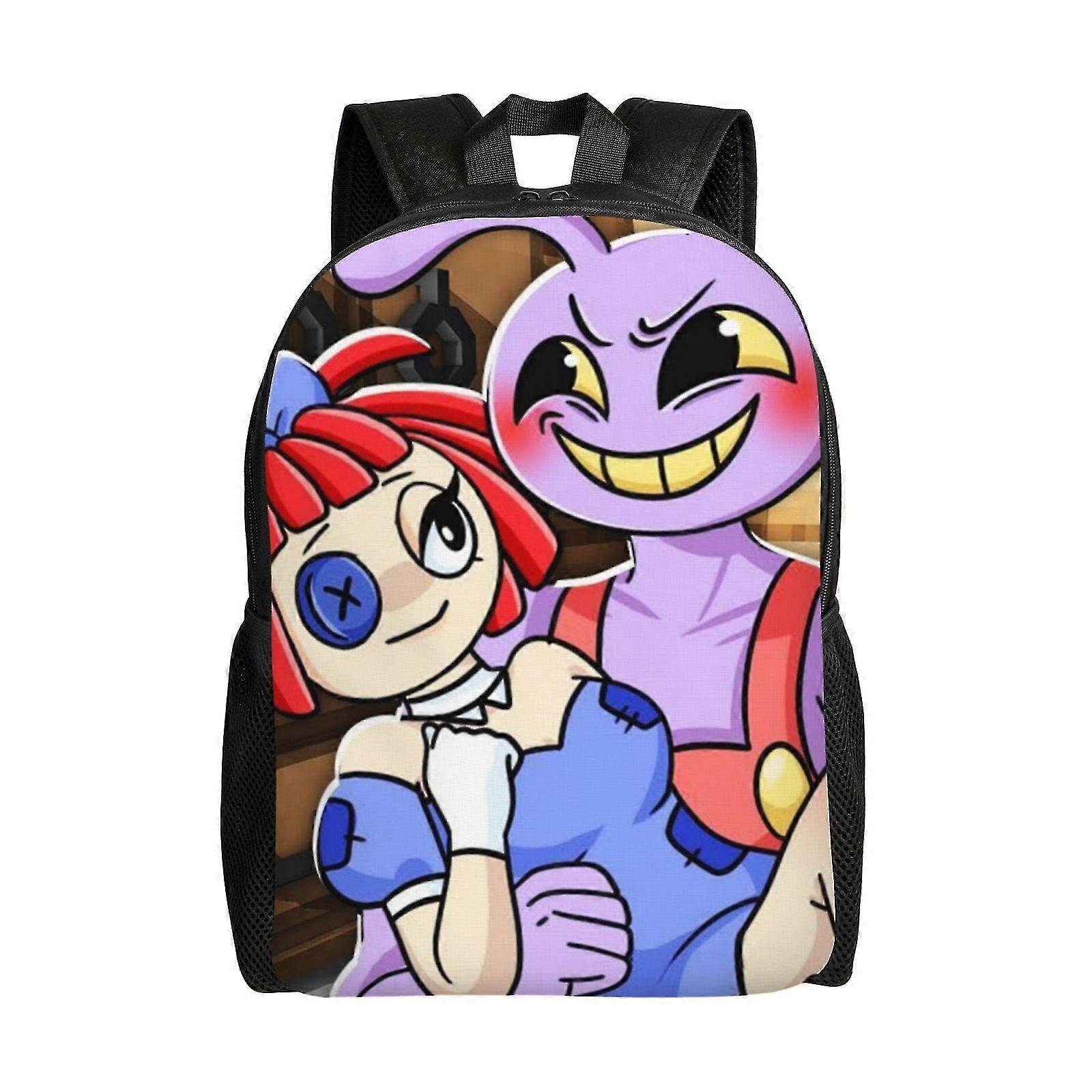 حقيبة ظهر السيرك الرقمية المذهلة للبنين والبنات حقيبة الكتب حقائب مدرسية خفيفة الوزن حقائب خلفية للمراهقين من طلاب الجامعات حقائب الكتب Casu