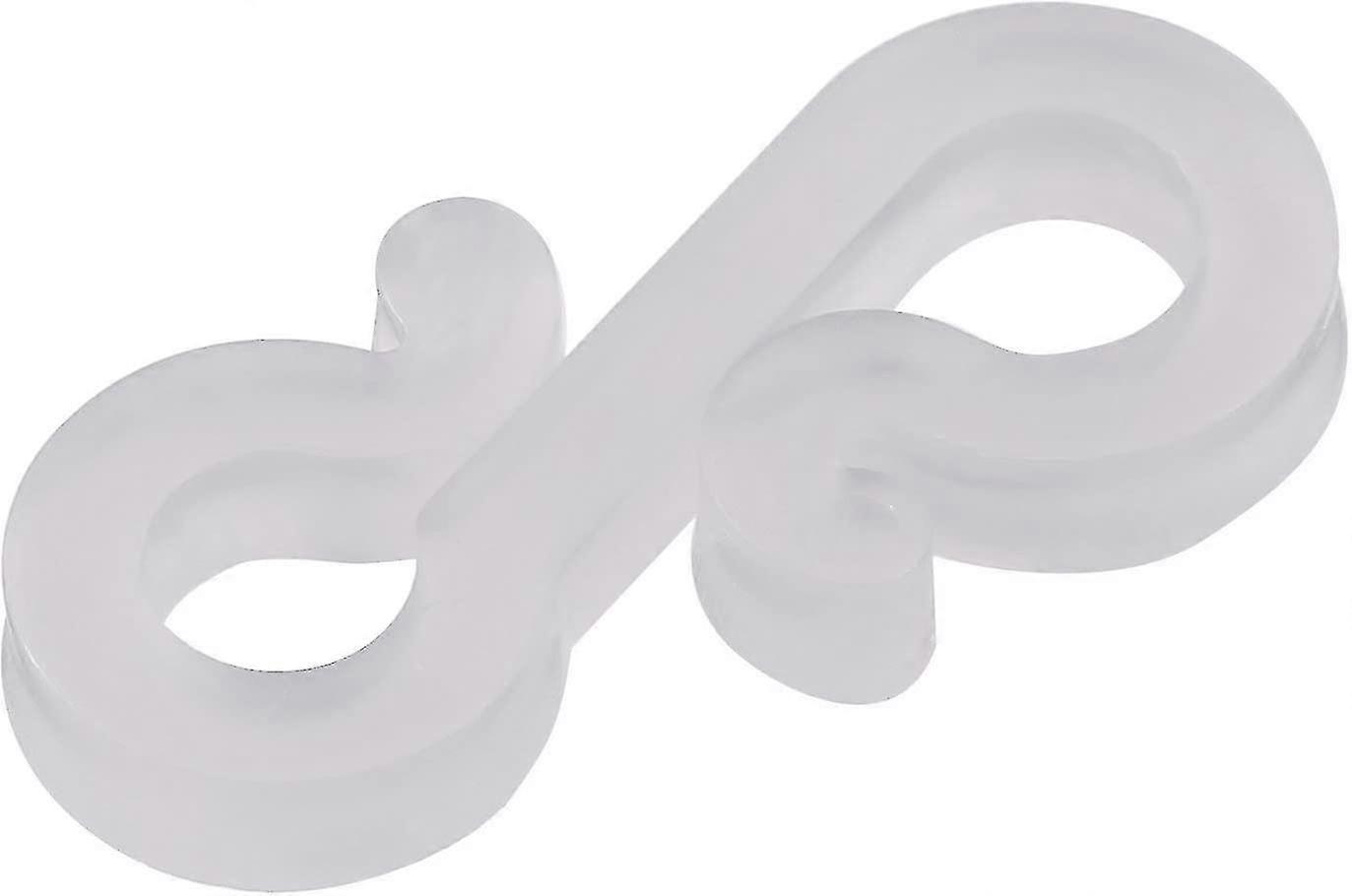 Weatherproof Plastic S-shape Small Light Hook For Outdoor Decorative Lights 48 Pcs