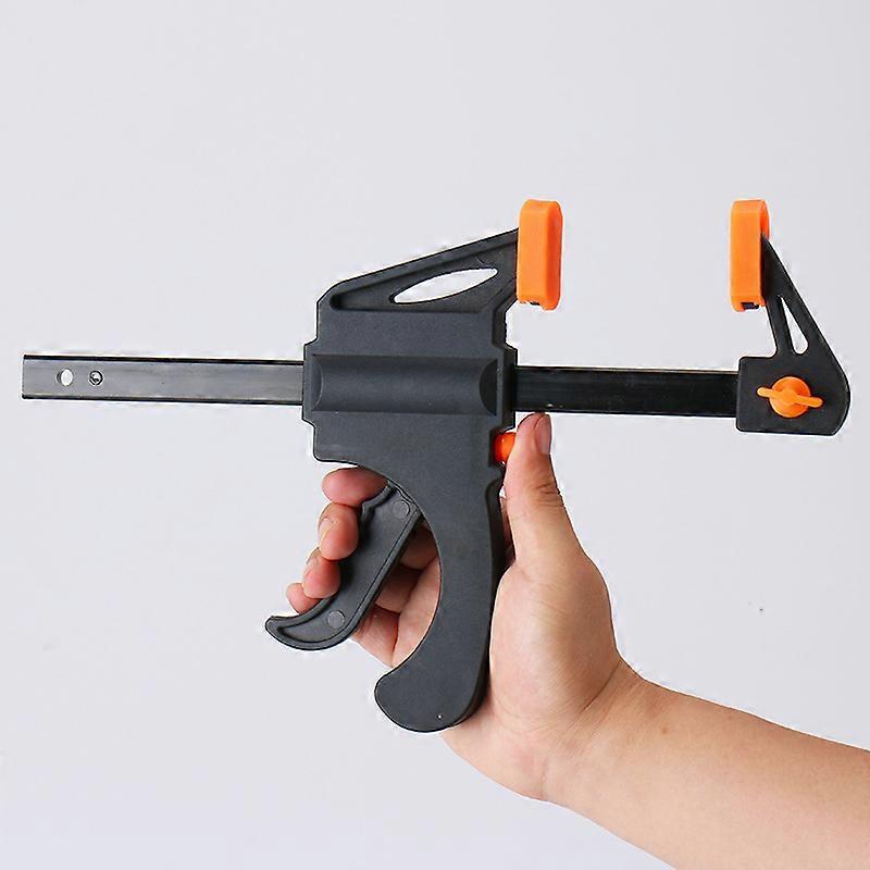 4-12 Inch Clip Quick Ratchet Release Speed Squeeze Wood Working Work Bar F Clamp Clip Kit Spreader Gadget Tools DIY Hand Tool
