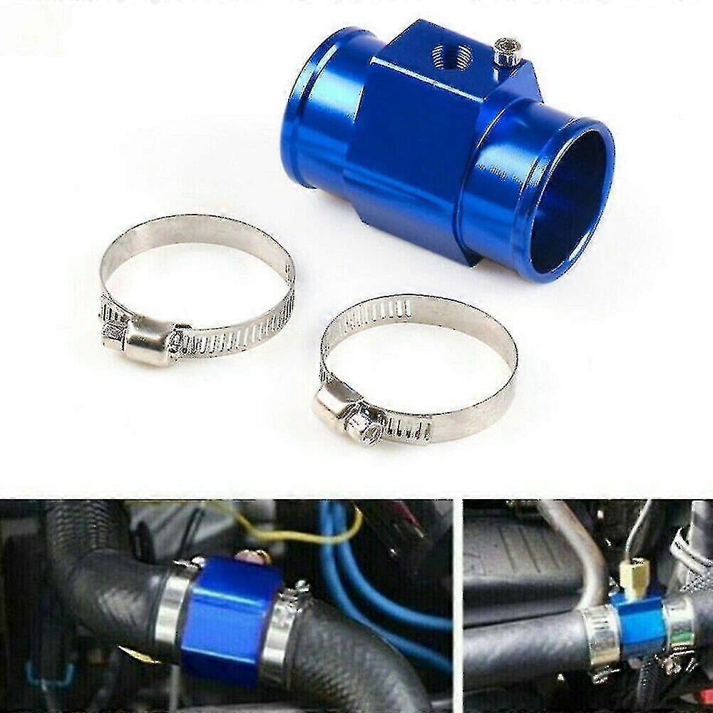 40mm Car Water-temperature Temp Sensor Gauge Radiator Hose Joint Pipe Adapter