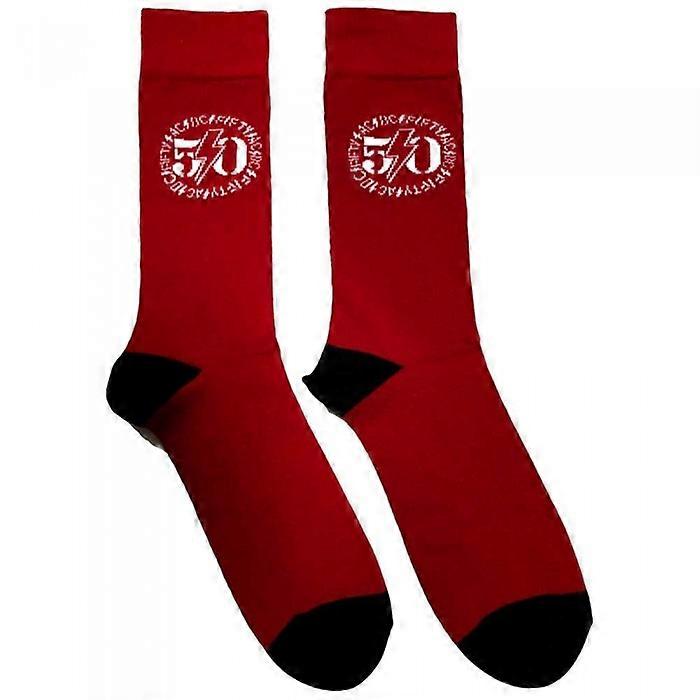 AC/DC Unisex Adult 50th Logo Socks