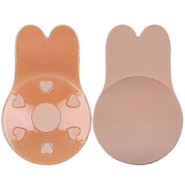 Women Push Up Silicone Strapless Invisible Bra, Self Adhesive Reusable Sticky