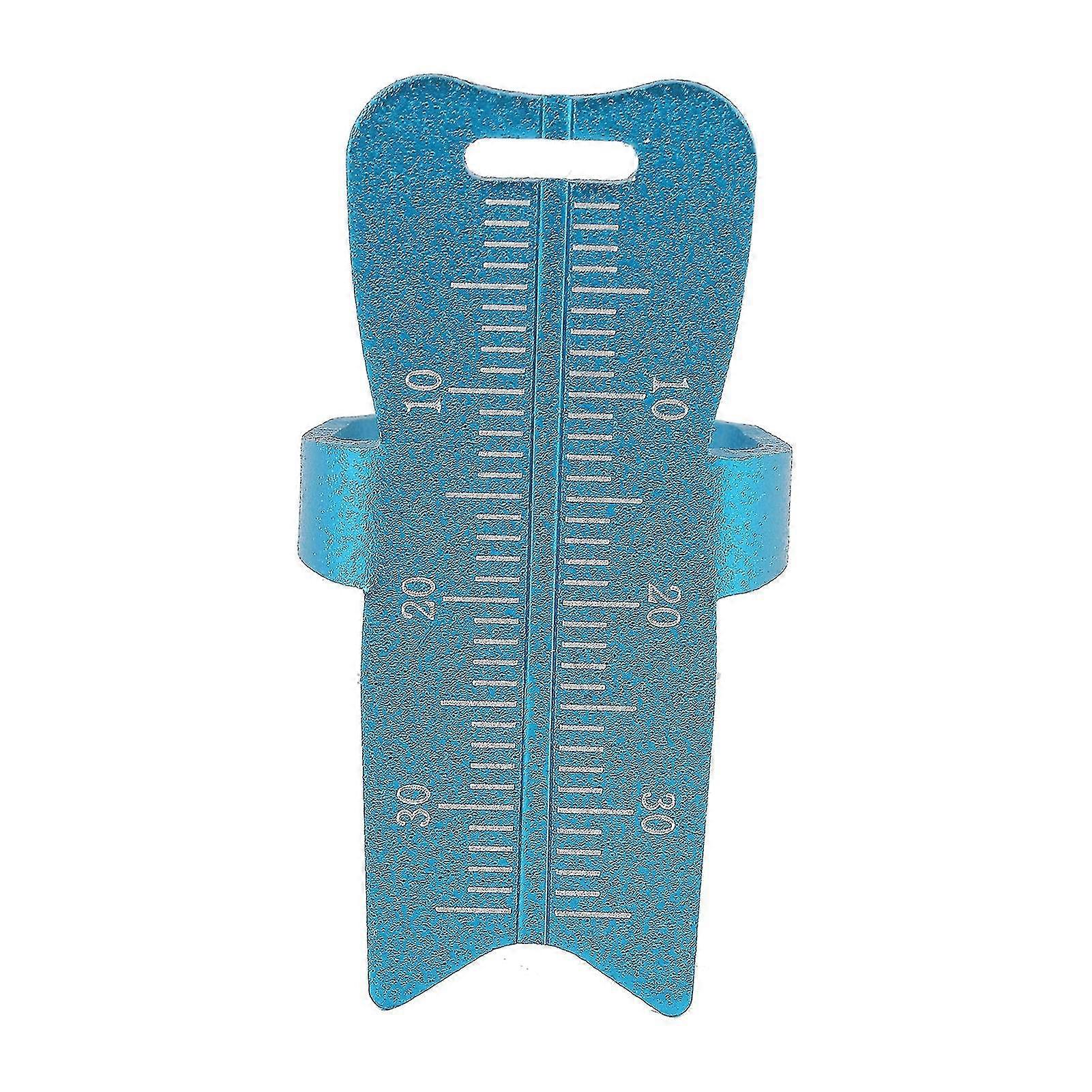 Dental Finger Ring Ruler - Dentist Measuring Tool (Blue)