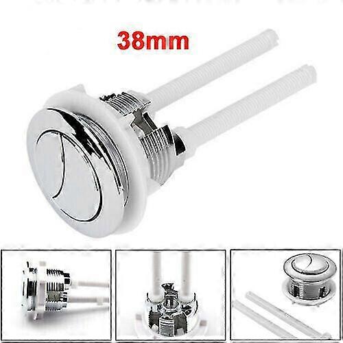 38mm Replacement Dual Flush Push Button Toilet Cistern Water Saving Universal