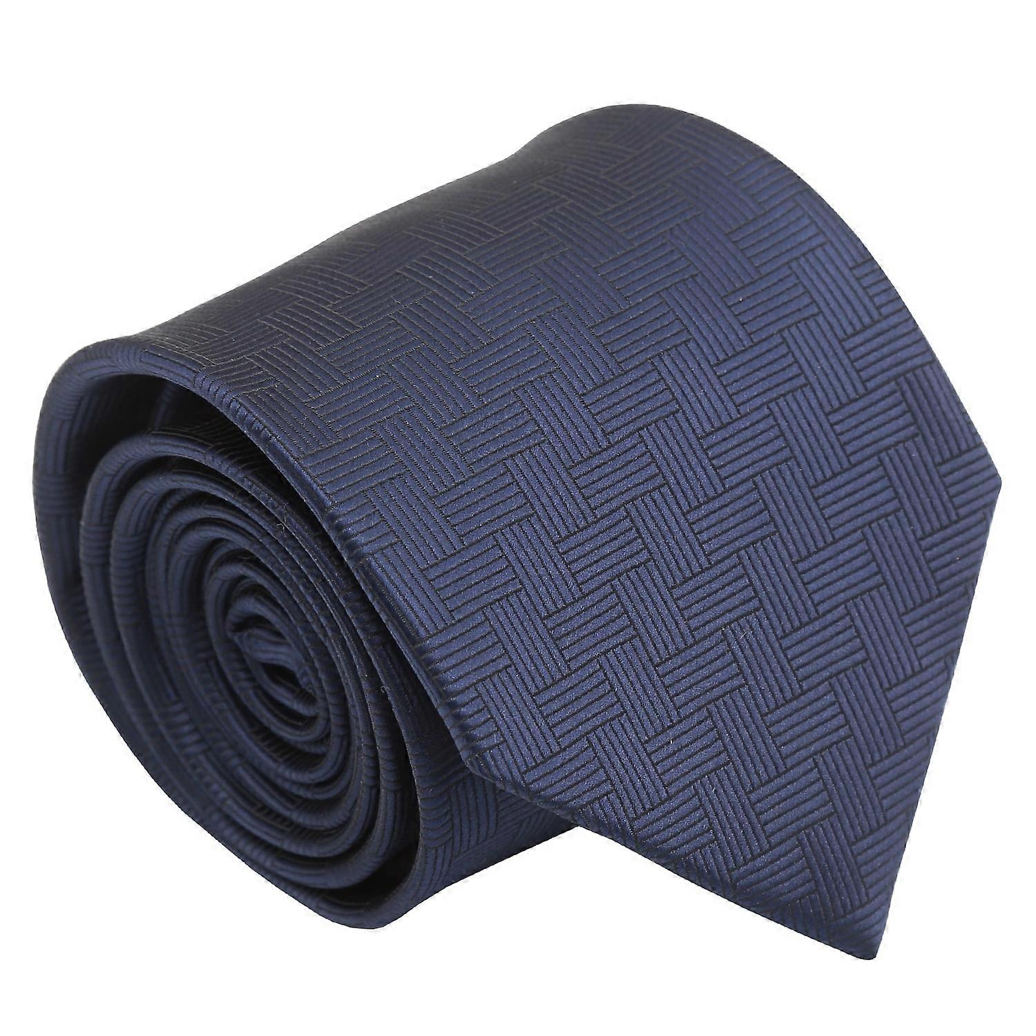 Navy Blue Raffia Basket Tie