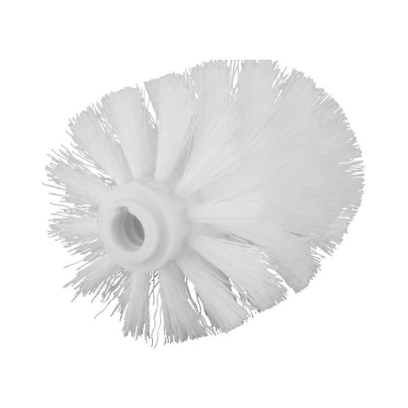 1pc toilet brush replacement plastic toilet brush refill with durable stiff bristles(a1-white)