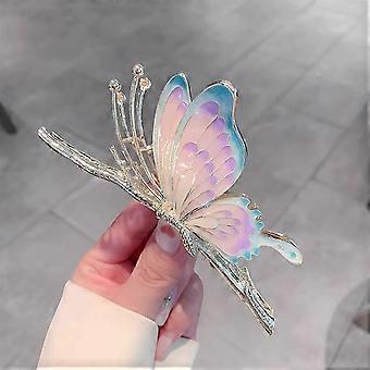 6 pezzi Fermagli per capelli a farfalla colorati per ragazze (senza