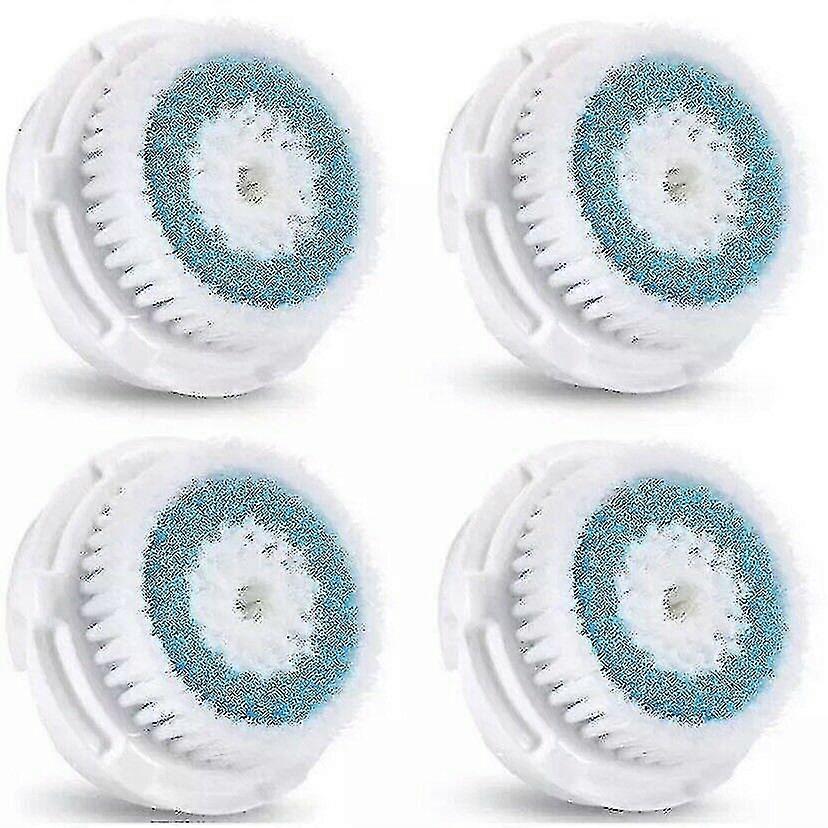 4-pack Deep Pore Replacement Facial Brush Heads For Clarisonic Mia 1 2 3
