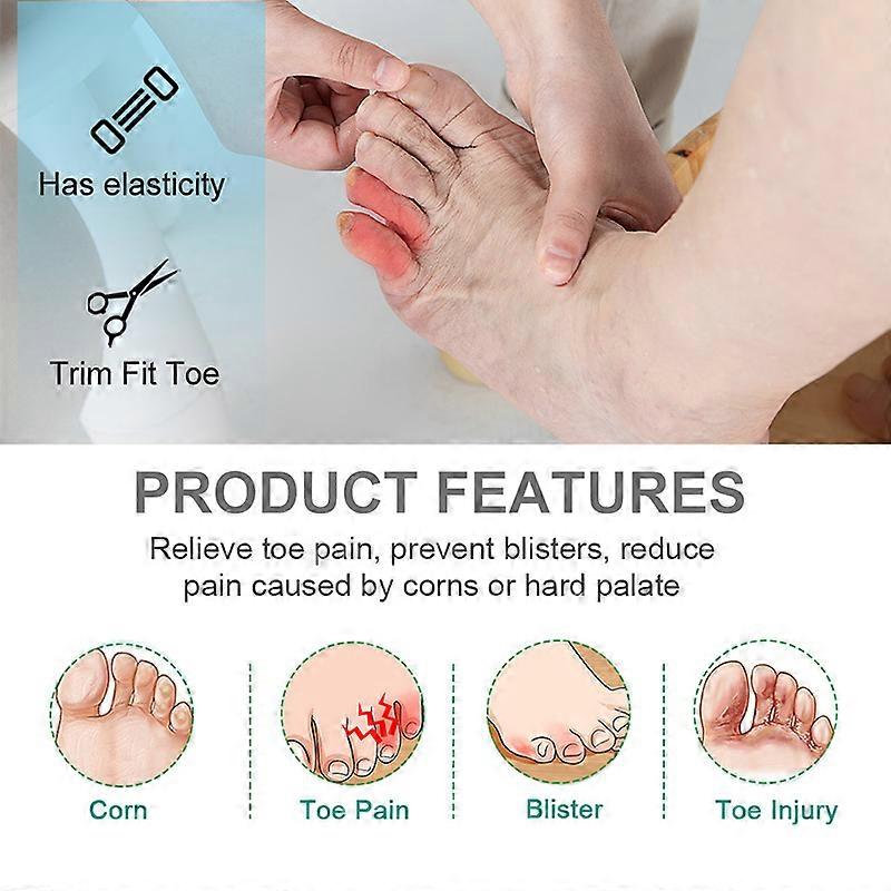 Thumb Toe Protector Sleeve Separator Feet Care Breathable Comfortable Correction Tools