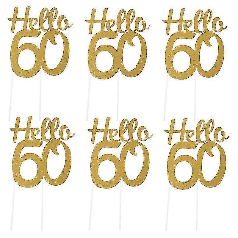 6pcs Fruits Cake Topper