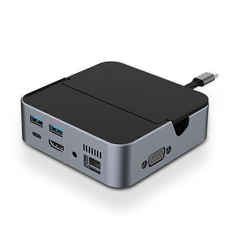USB C HUB Type C To HDMI-compatible Dock Station Base USB 3.0 HUB USB Splitter Adapter for Macbook Pro Air Laptop PC Accessories